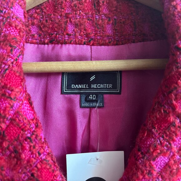 Daniel Hechter Red Textured Blazer - Picture 2 of 16